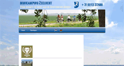 Desktop Screenshot of minicampingzeelucht.nl