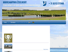 Tablet Screenshot of minicampingzeelucht.nl